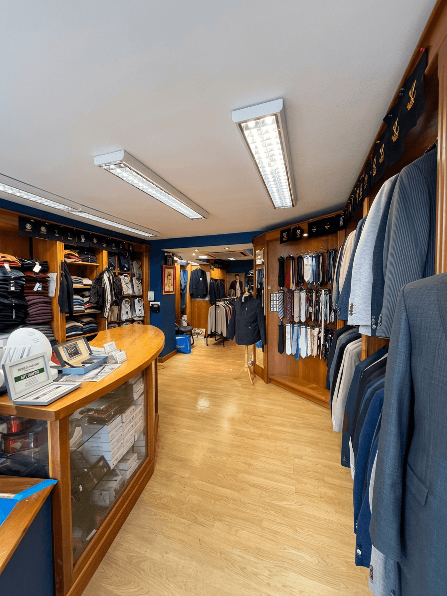 Knitwear and casualwear in store
