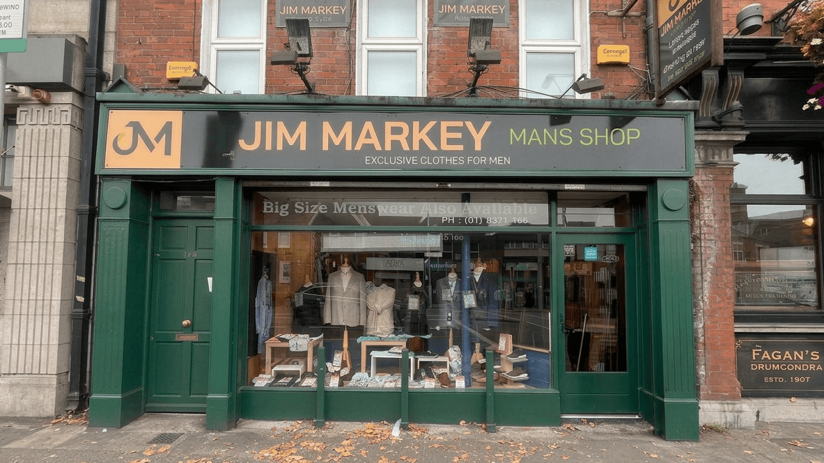 Jim Markey Mans Shop, 144 Lower Drumcondra Road, Dublin 9