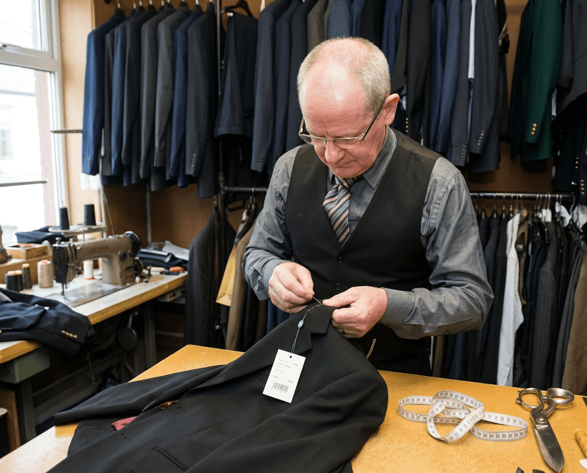 Tailoring at Jim Markey Mans Shop