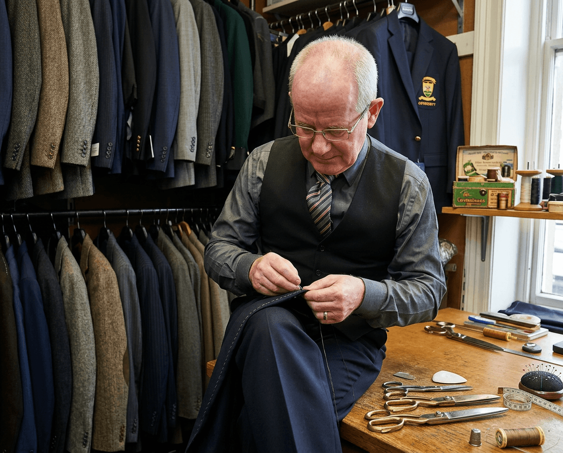 Hand finishing at Jim Markey Mans Shop