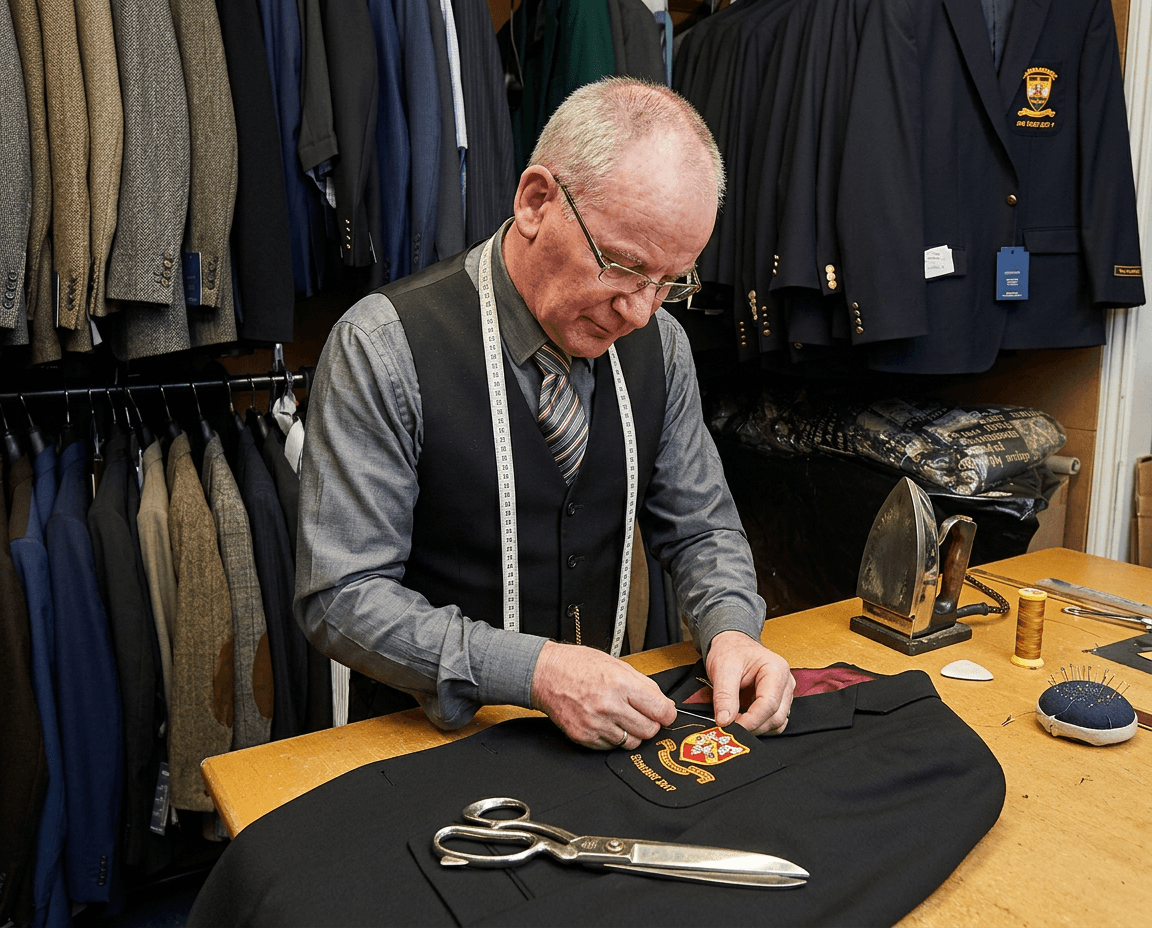 David Campbell tailoring at Jim Markey Mans Shop