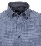 CASA MODA | Blue and Navy Spotted Short Sleeved Shirt