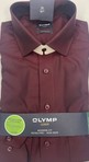 OLYMP |Wine formal or casual modern and comfort  fit shirt