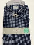 MARVELIS | Navy and white check casual long sleeved shirt