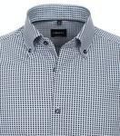 VENTI | Blue and white spotted shirt with button-down collar
