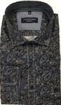 CASA MODA | Paisley design long sleeved casual comfort fit shirt - Available in XL only