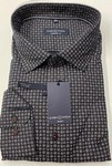 CASA MODA | Navy design casual comfort fit long sleeved shirt  5XL only