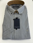 CASA MODA |Small spotted casual shirt in Grey