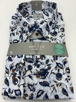 MARVELIS |  Floral Comfort Fit Casual Shirt with Contrast Buttons