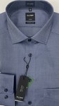 OLYMP | Deep Blue Formal Modern Fit Shirt with White Buttons